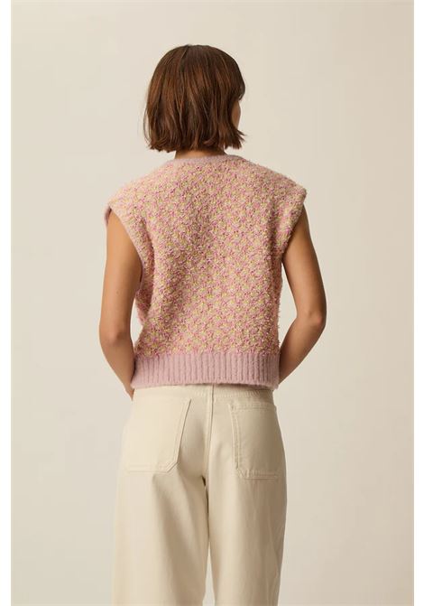 Gilet Des Petits Hauts April Multico Tweed senza maniche Des Petits Hauts | Gilet | 1E260060MULTICO